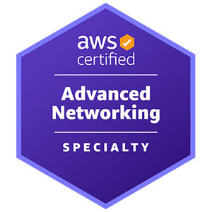 AWS Certified Advanced Networking Specialty badge