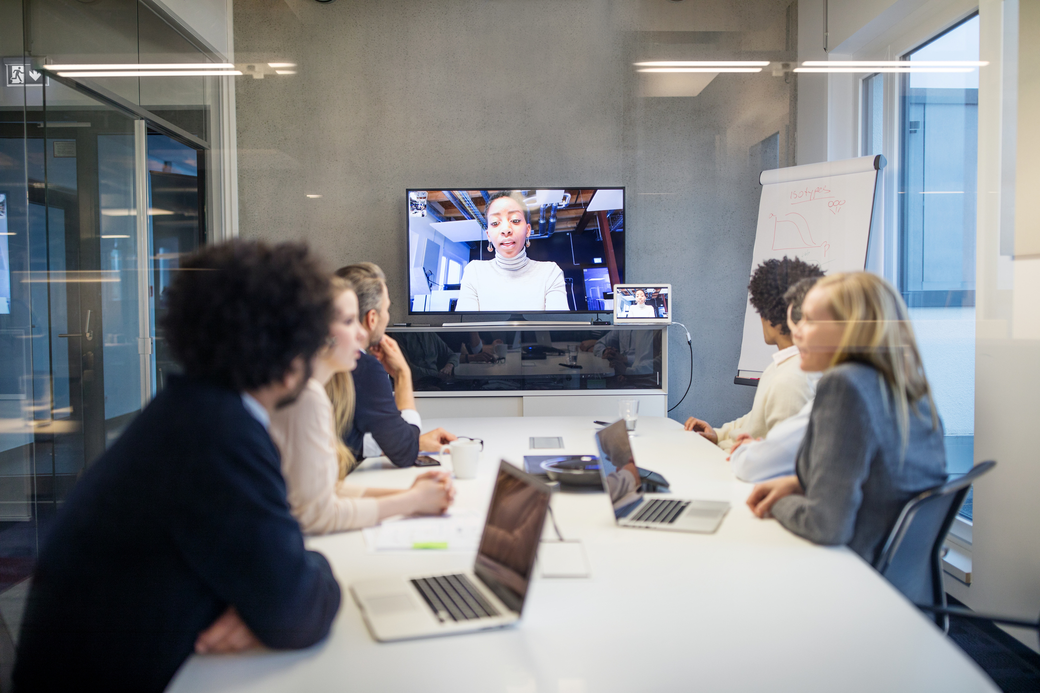 Group of people round the table, Group of people are attending a meeting conversation.