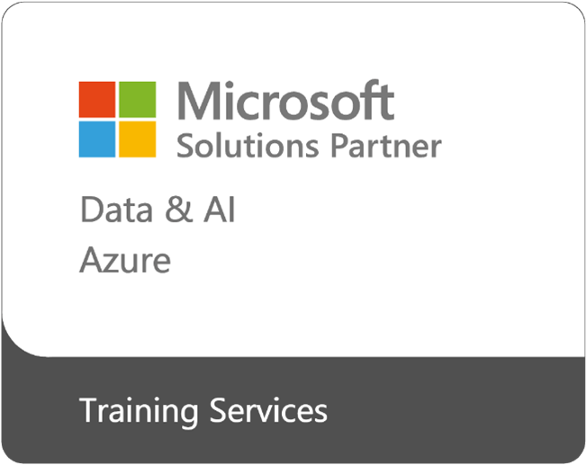 Badge Partenaire de Solutions Microsoft pour les données et l'IA et Azure.